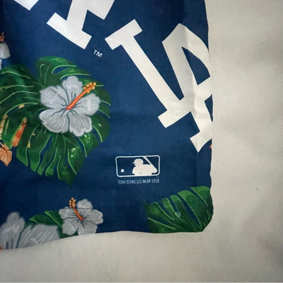NWOT Los Angeles Dodgers Official Merchandise Floral Swimming Trunks 2XL - Picture 4 of 7